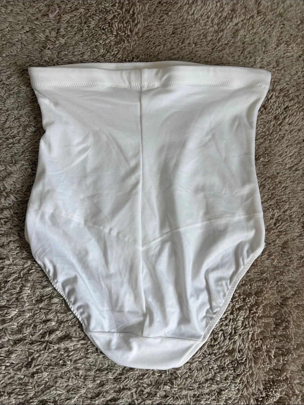 MAIDENFORM White High-Waist Shaping Brief
